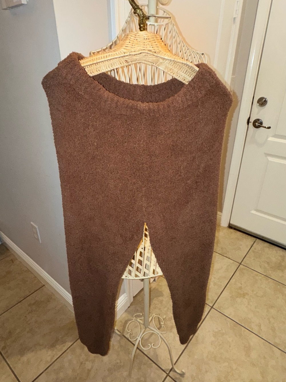 Cozy Brown Women's Knit Sweater